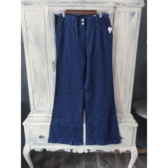 NWT Anthropologie Maeve High-Rise Flare Jeans - 29 waist - Picture 9 of 11